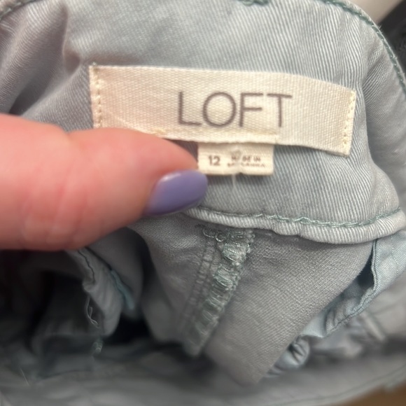 Loft Mint Double Frayed Girlfriend Pant - Picture 4 of 5